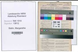 Entnazifizierung Margarethe Stahn , geb. 05.05.1914 (Stadtassistentin)