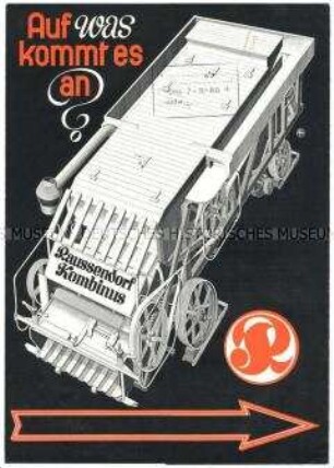 Dreschmaschine und Strohpresse