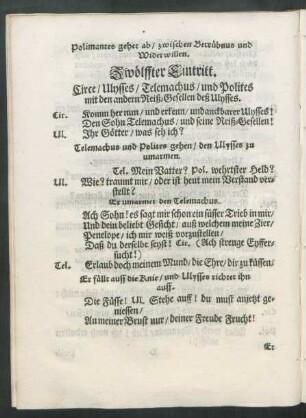 Zwölffter Eintritt.