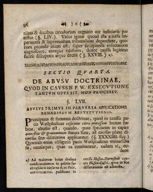96-111, Sectio Quarta. De abusu Doctrinae, [...].