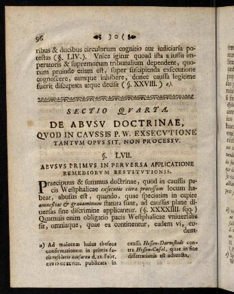 96-111, Sectio Quarta. De abusu Doctrinae, [...].
