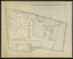 Grünflächen am Max-Planck-Gymnasium, Düsseldorf: Lageplan mit Gartenplan 1:200