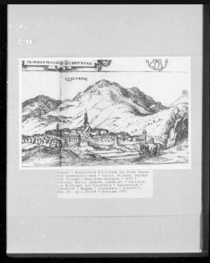 Hessische Chronika — Ansichten von Wolfhagen und Zierenberg — Zierenberg