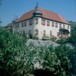 Boxberg-Unterschüpf. Schloß (nach 1610). Talseite