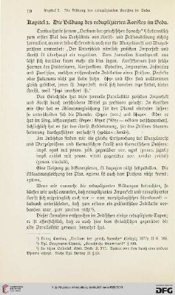 Kapitel 2. Die Bildung des reduplizierten Aoristes im Veda