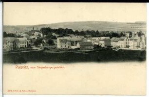 Pulsnitz, vom Siegesberg gesehen
