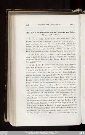 VIII. Reise von Bethlehem nach der Westseite des Todten Meeres und Jericho.