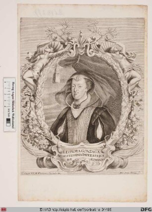 Bildnis Eleonora (Gonzaga) d. J., römisch-deutsche Kaiserin, geb. Prinzessin von Mantua zu Nevers u. Rethel