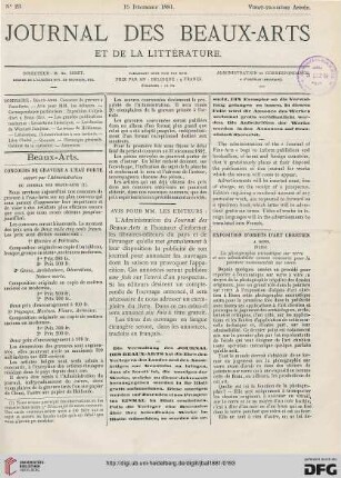 Nr. 23 (15 Décembre 1881)