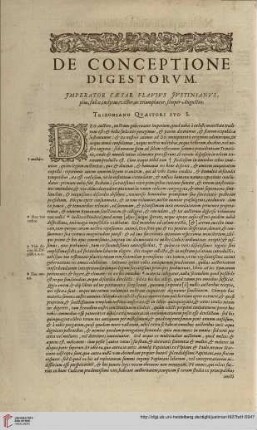 De Conceptione Digestorum