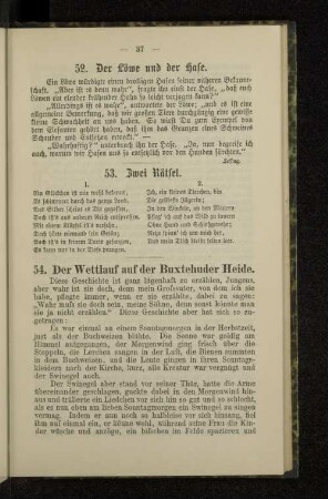 54. Der Wettlauf auf der Buxtehuder Heide.