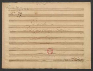 Konzerte; vl, strings; D-Dur; CapT 553/93; D 31