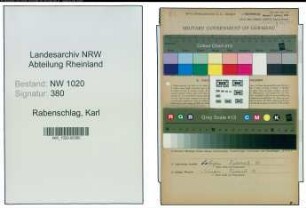 Entnazifizierung Karl Rabenschlag , geb. 05.11.1888 (Arbeiter)