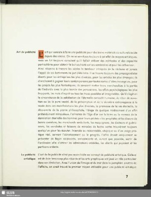 Art de publicité