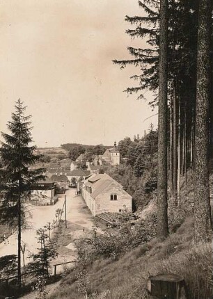 Bad Gottleuba : Bad Gottleuba (Bad Gottleuba-Berggießhübel). Ortsteilansicht von Südost