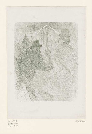 Bettelnder Baron Moϊse, Blatt 2 der Folge "Au Pied du Sinaϊ"