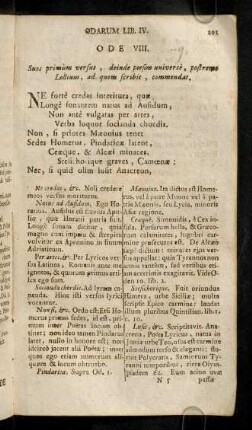 201-216, Ode VIII. - Ode XIII.
