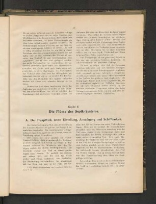 A. Der Hauptfluß. seine Einteilung, Anordnung und Schiffbarkeit.