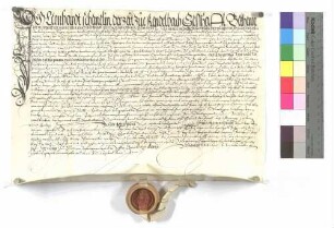 Leonhardt Schemelin zu Rendelbach verkauft an Propst Wolfgang den Lindenweiher bei dem Lindenhof, der jährlich der Propstei 1/2 Gulden und 1 Fastnachtshuhn als Gült gibt, um 40 Gulden.