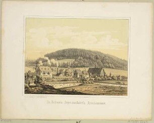 Argentanfabrik von Ernst August Geitner in Auerhammer (Aue-Auerhammer), 1829 gegründet