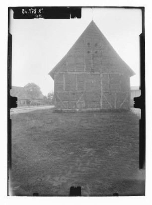 Blumenthal-Horst (Heiligengrabe-Blumenthal). Gutskapelle (1688, Erweiterung E. 18. Jh.). Ansicht von Osten