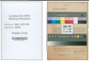 Entnazifizierung Ernst Hoelzer , geb. 04.08.1904 (Inspektor)