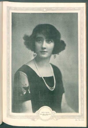 Nota social. - Srta. María Mercedes Echevarría