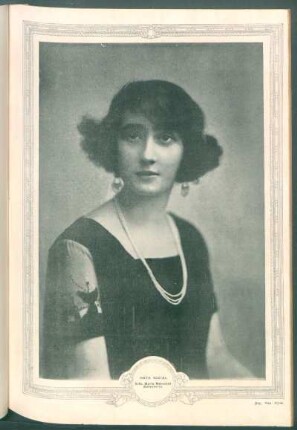 Nota social. - Srta. María Mercedes Echevarría