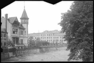 Aue. Muldenpartie mit Bürgerschule