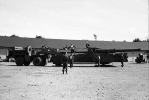Freiburg: US-Army Atomkanone; Freistellen der Kanone
