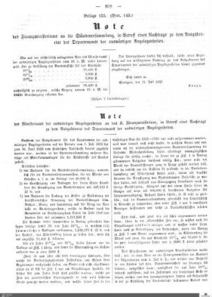 Beilagen zu Protokoll, 145. Sitzung