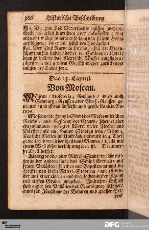 Das 15. Capitel. Von Moscau.