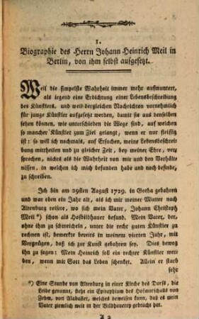 Miscellaneen artistischen Innhalts. 2. 1779