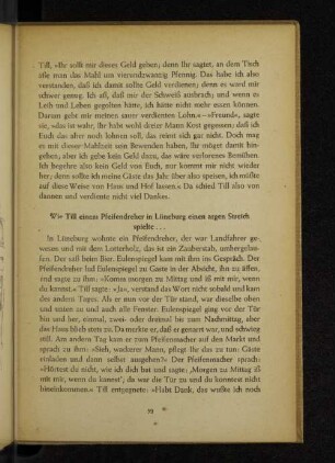 Wie Till einem Pfeifendreher in Lüneburg einen argen Streich spielte...