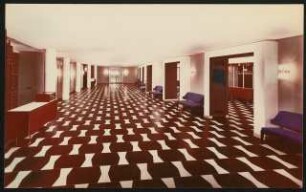 Stadttheater (später: Heinz-Hilpert-Theater), Lünen: Foyer EG, Garderobe