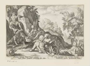 Flussgott Peneios, Blatt 15 der Folge "Ovids Metamorphosen Buch I"