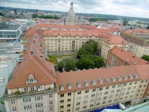 Dresden: Stadtansicht von der Kreuzkirche