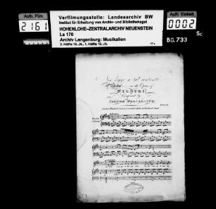 Giuseppe Saverio Raffaele Mercadante (1795-1870): Non reggo a tal contento / Rondo in the Opera of / Nicotri / composed by / Signor Mercadante London, Printed & Sold by Lonsdale & Mills