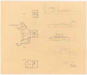 Haus Baron von Holzschuher: Grundrisse, Ansichten 1:100
