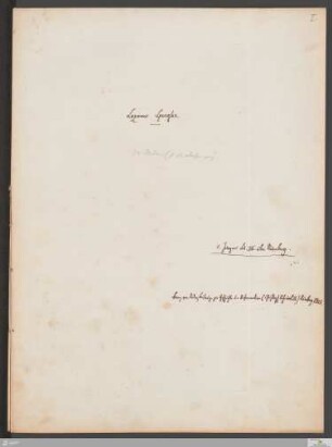 Faszikel IV,d: Spengleriana : Teil 1