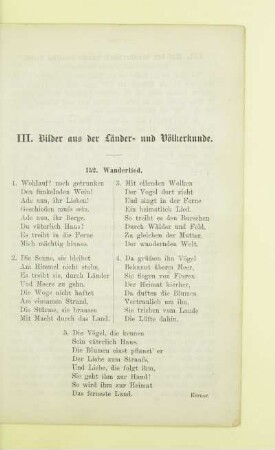III. Bilder aus der Länder- und Völkerkunde