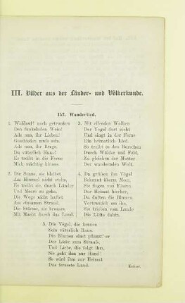 III. Bilder aus der Länder- und Völkerkunde