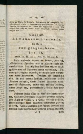 245-321, Sect. I. seu geographica