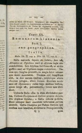 245-321, Sect. I. seu geographica