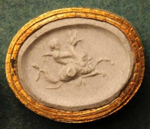 Cupido reitet auf einer Grille (Daktyliothek, Supplement)