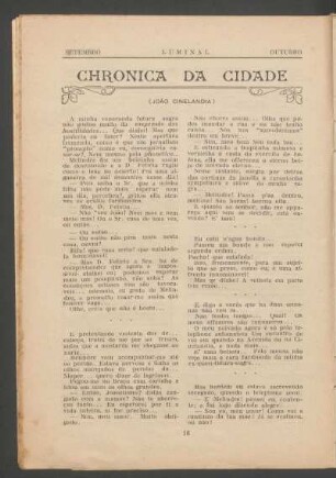 Chrônica da cidade