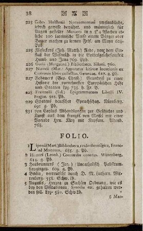 [Folio - In Quarto - In Octavo]