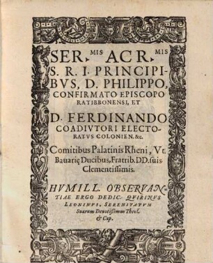 Disputatio de oratione et horis canonicis