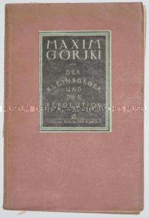 Essay von Maxim Gorki in einer deutschsprachigen Ausgabe