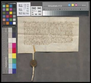 Eich: Litera venditionis qua Gerlacus dictus Lache vendidit annuos et perpetuos redditus septem unciarum hallerum et unius Capponis super domo et ...